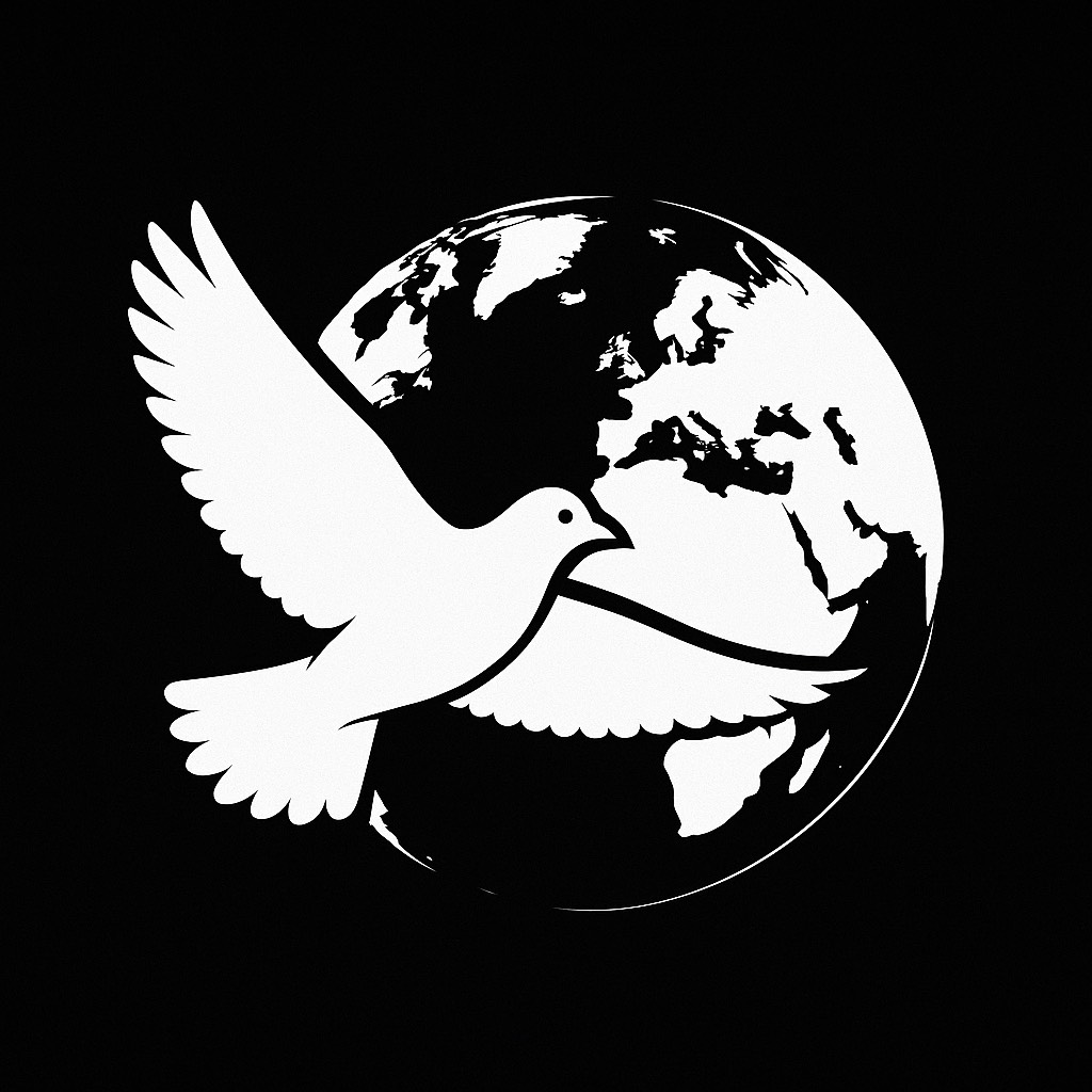 Logo Of The Jet-Aircraft Consultant Company (A Dove Flying Infront Of A Globe Of The Earth)
